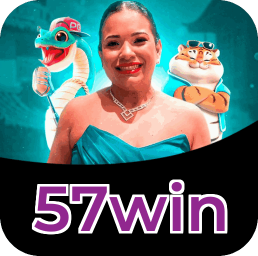 Plataforma 57win mostrando interface moderna, jogos certificados e recursos de segurança licenciados